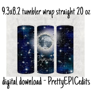 Tumbler Wrap, Zodiac Constellation, Steenbok, digitale download, PNG