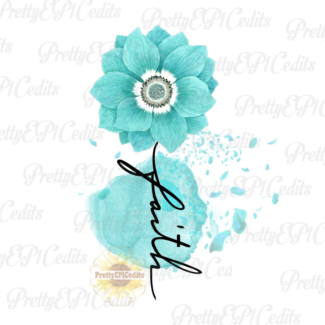 Faith Cross, Watercolor, Digital Download, Watercolor Design for ...