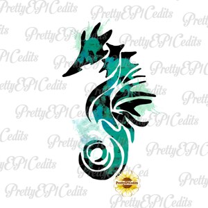 Watercolor seahorse, seahorse designs, digital download, clip art, PNG, JPG.