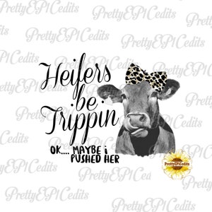 Heifers essere trippin, arco leopardo, mucca leccare, lingua, heifer, download digitale, clip art,PNG, JPG
