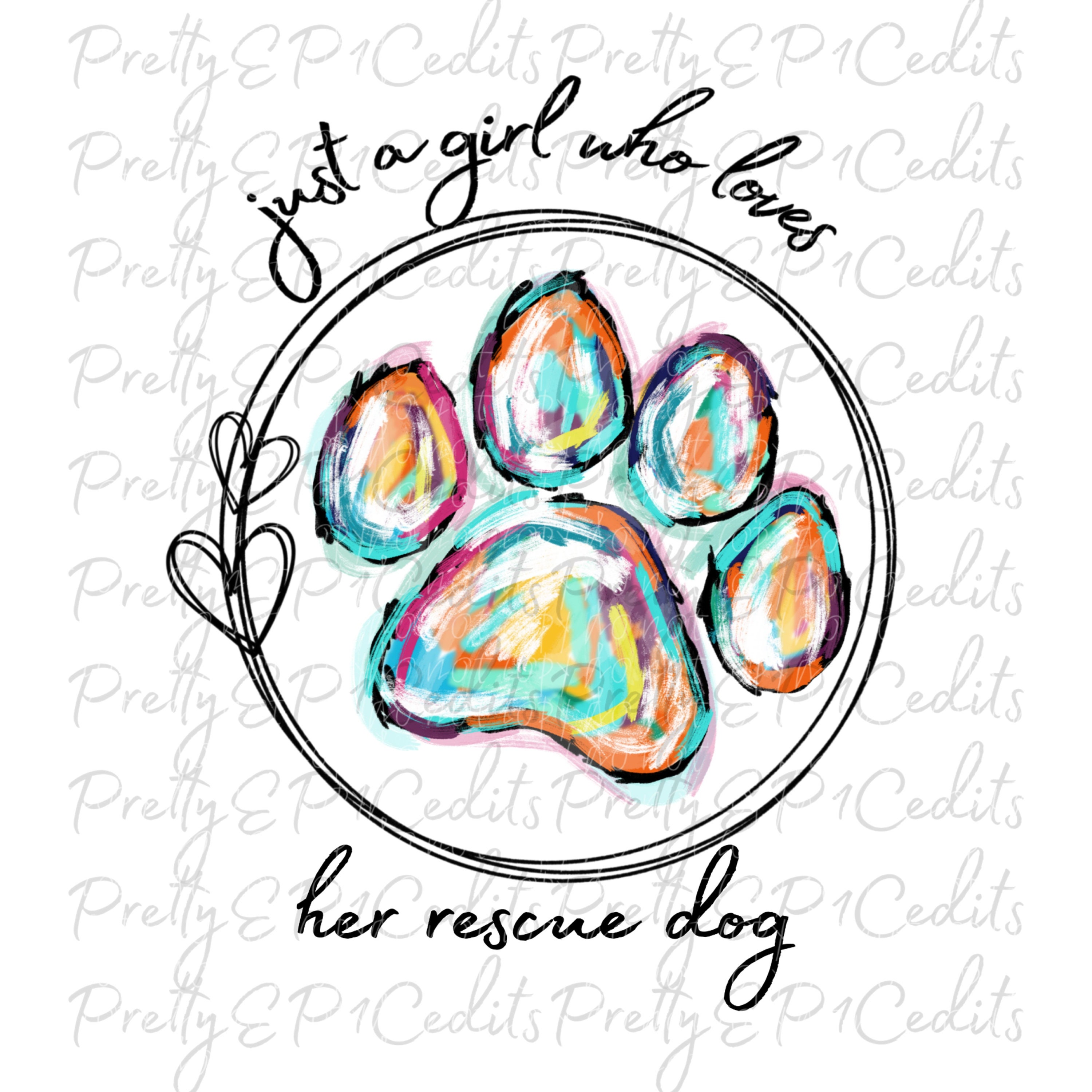 Materials Card Making & Stationery Rescued Dog Bundle Digital Files svg