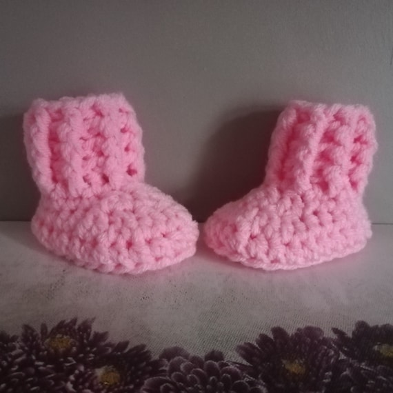 Owl Seamless Baby Booties Boots Shoes Hand knit Wool socks Cozy shoes 