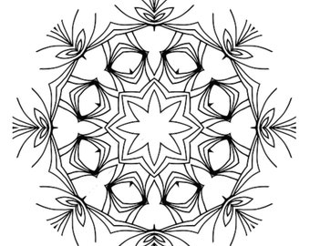 Cirkels Kleurplaten Etsy