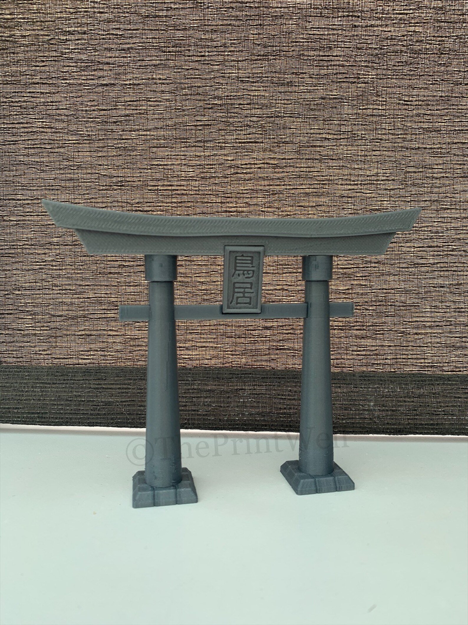 Silver Grey Japanese Torii Gate Ornament 3D Printed PLA - Etsy UK