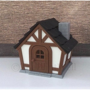 Animal Crossing Style House Keepsake Box / Display Piece 3D Printed PLA Plastic Custom Roof Colours Gift image 9