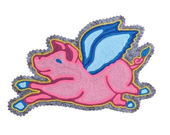 7'' Flying Pig Patch