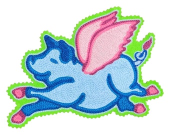 7'' Flying Pig Patch