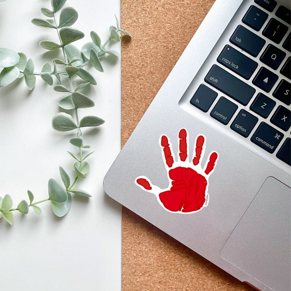 MMIW | Red Hand | Orange Hand | Indigenous Fundraiser Vinyl Matte Sticker