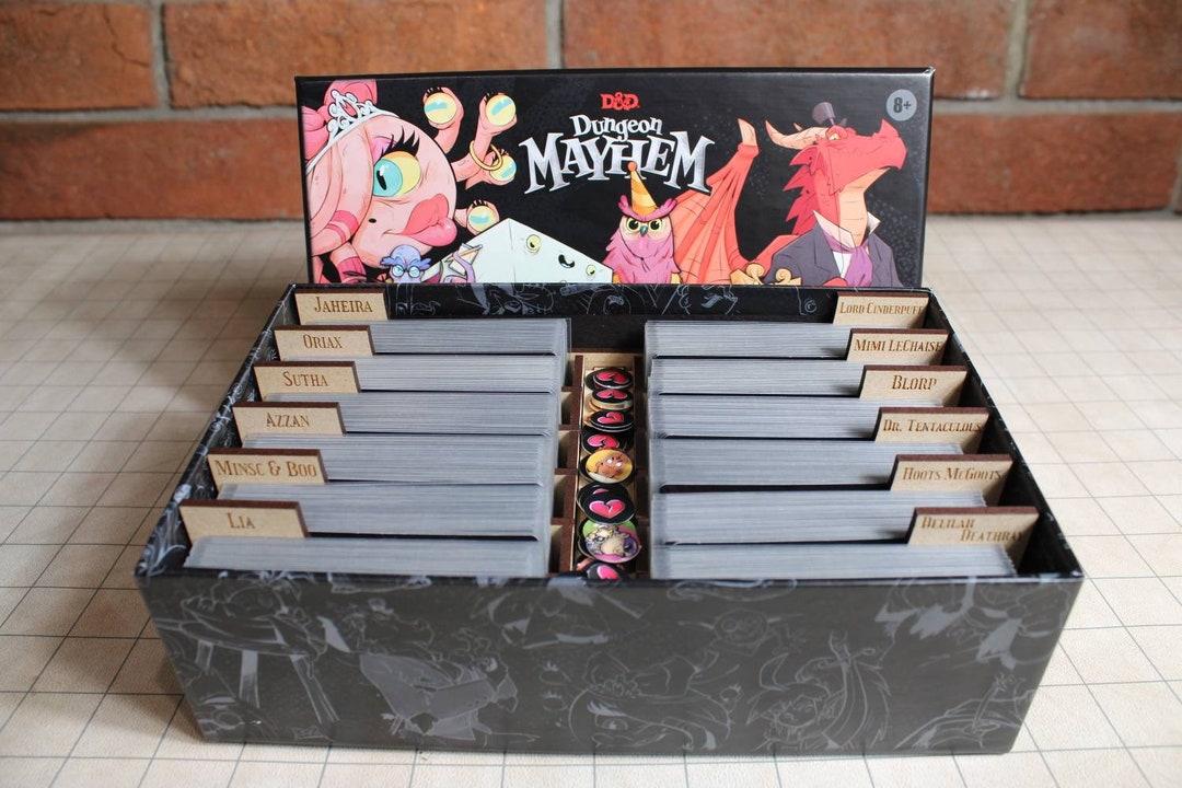 Deluxe Dungeon Mayhem Box Insert and Organizer - Etsy