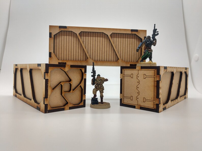 Scifi Cyberpunk Shipping Container 2 Kits Etsy Ireland