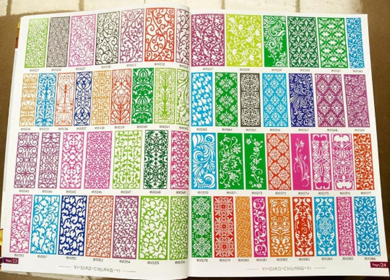 Katalog über 2000 geometrische Muster Panel-Vorlagen | Etsy