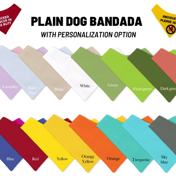 Dog Bandana Etsy Canada