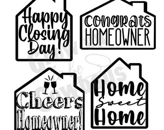 Real Estate Agent Closing Day Card | Home Buyer Thank You (PDF)