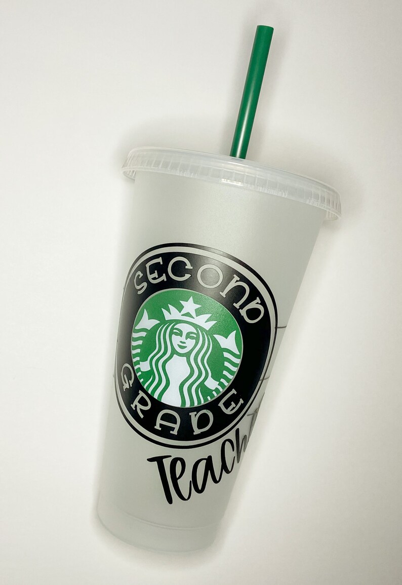 Download Teacher Starbucks Cold Cup SVG Cut-File Teacher Gift | Etsy