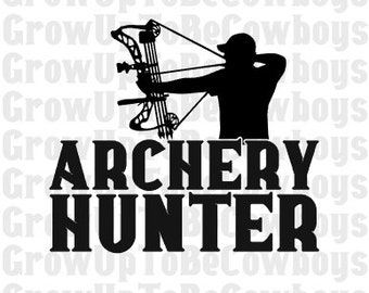 Deer Hunter Archery SVG | Bow and Arrow Cut File (Digital Download)