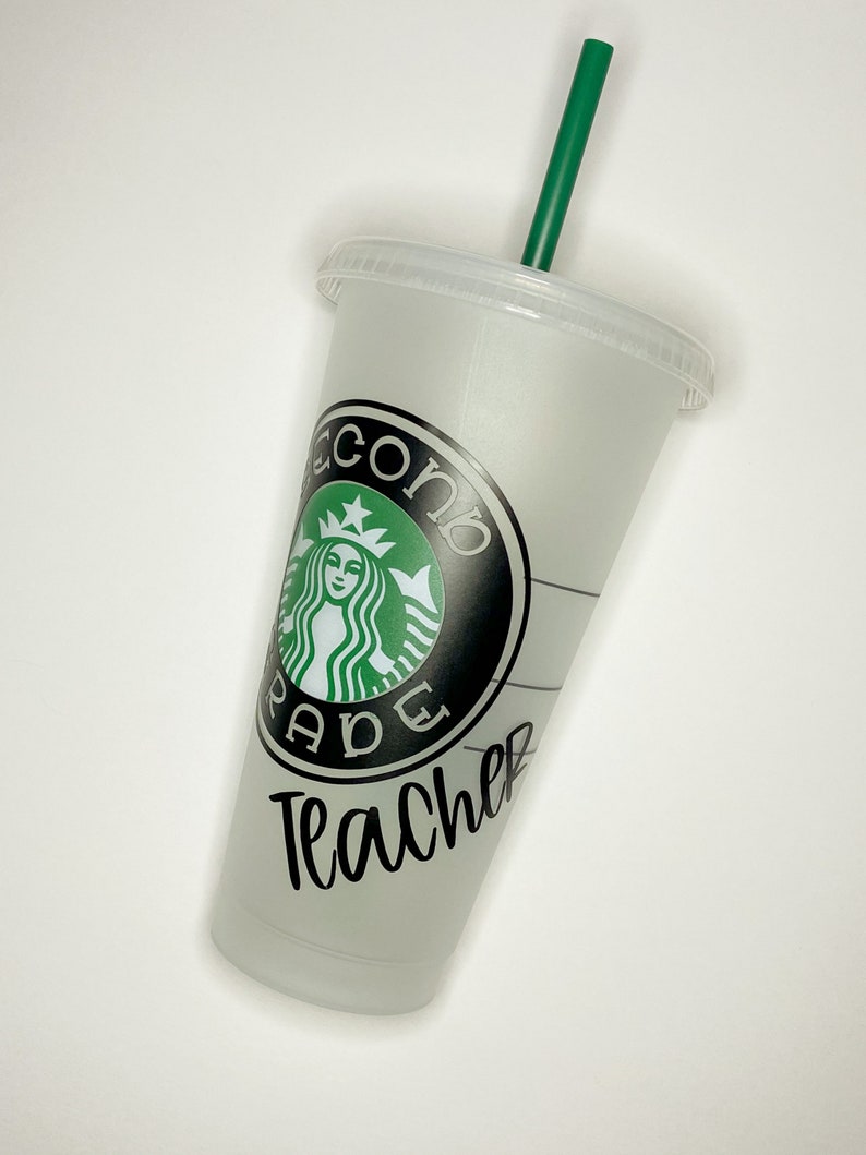 Download Teacher Starbucks Cold Cup SVG Cut-File Teacher Gift | Etsy