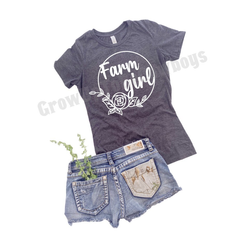 Farm Girl SVG PNG Farm Girl Flower SVG Farm Girl Png Etsy Canada