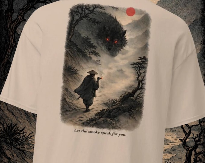 Okuri-Inu Wolf Shirt – Japanese Folklore Graphic Tee