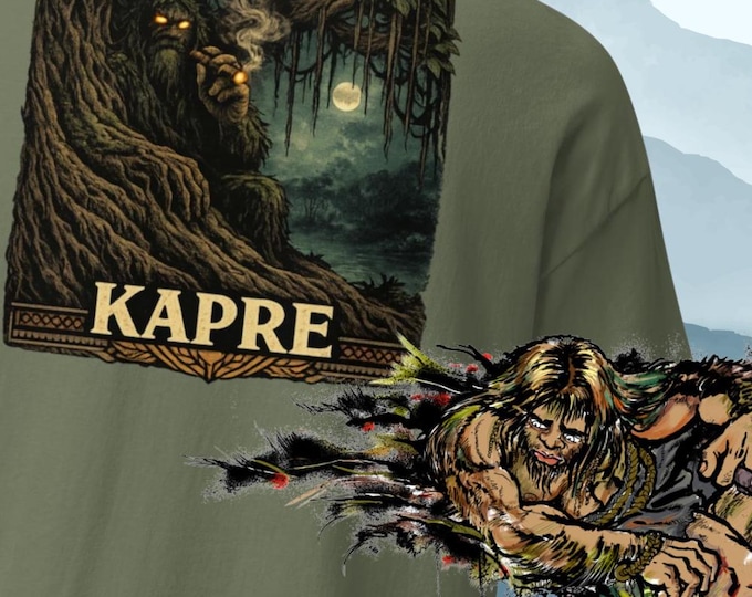 Kapre Shirt – Filipino Folklore Balete Tree Spirit Tee – Dark Mythology Design