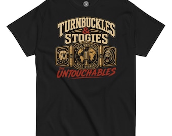 Turnbuckles and Stogies Championship Belt Tee