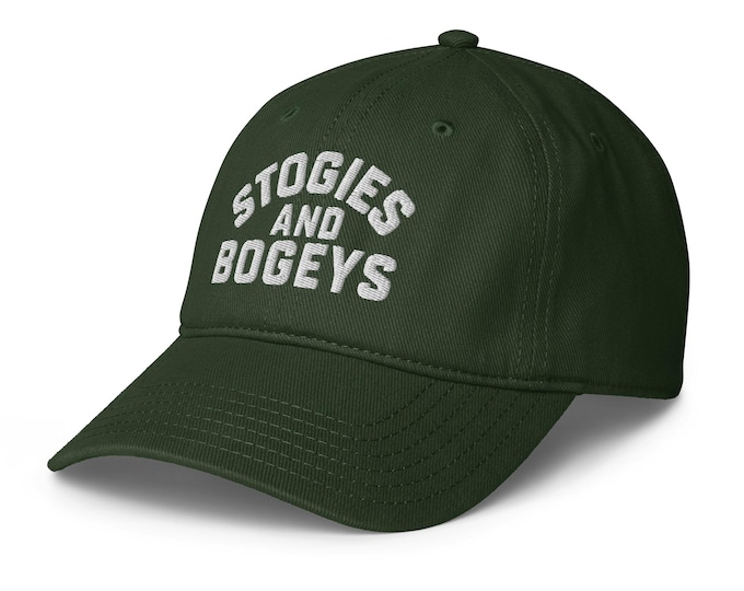 Stogies and Bogeys Embroidered Golf Hat - Low Profile Cotton Cap