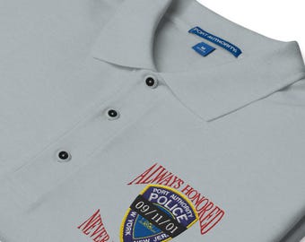 PAPD 9/11 Memorial Embroidered Polo