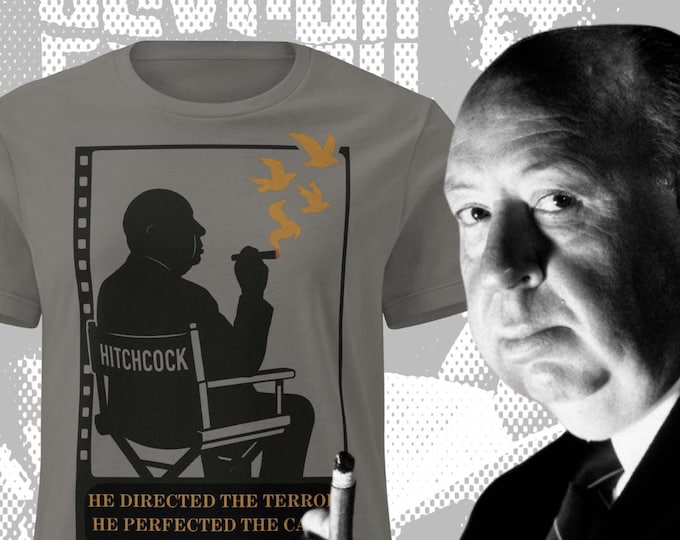 Hitchcock's Habit Women's Tee | Alfred Hitchcock, Cigar Design