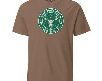 The Leaf & Lore Podcast Logo Comfort Colors Tee