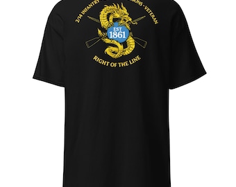 2/14 Infantry Golden Dragons Veteran T-Shirt | 10th Mountain Division