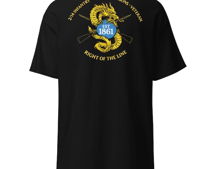2/14 Infantry Golden Dragons Veteran T-Shirt | 10th Mountain Division