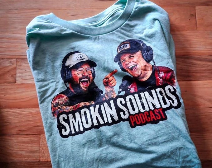Smokin’ Sounds Podcast Shirt | Cigar Lounge Tee | Bourbon & Pipe Culture | Four John’s Apparel Collab | Gift for Cigar Lovers