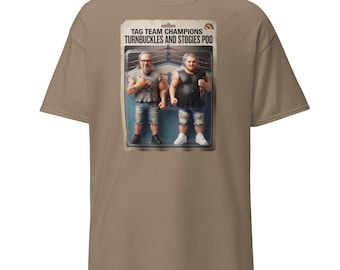 Turnbuckles N' Stogies Tag Team Action Figure Tee