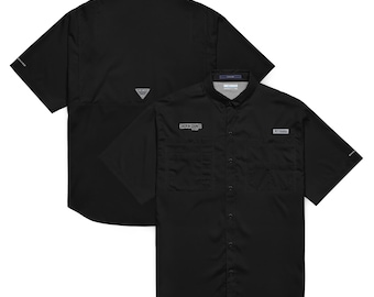Smokin’ Sounds Podcast Columbia PFG Shirt | Embroidered Logo Button Up | Men’s Columbia Tamiami Fishing Shirt