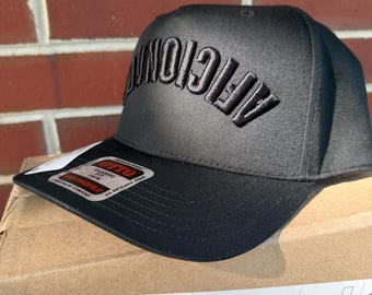 Cigar “AFICIONADO” 5 Panel Hat | Otto Cap 31-069 | Four John's Apparel Snapback | Mid-Profile Cap
