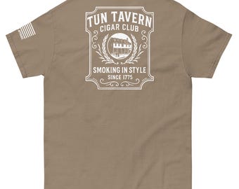 Tun Tavern Cigar Club T-Shirt – Vintage USMC Graphic Tee