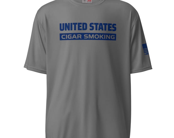 United States Cigar Smoking Performance T-Shirt | Team USA | Olympics  | Patriotic Cigar Shirt