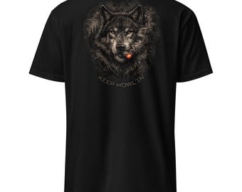 Keep Howl'in Wolf Cigar Shirt – Howlin’ with Big Al x Four John’s Apparel