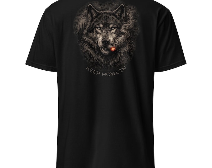 Keep Howl'in Wolf Cigar Shirt – Howlin’ with Big Al x Four John’s Apparel