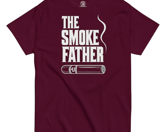 Smoke Father Cigar T-Shirt | Funny Godfather Parody Tee