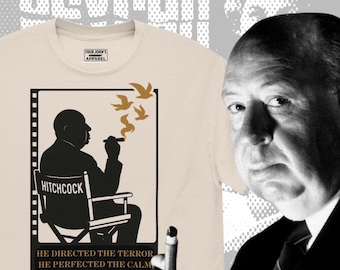 Hitchcock's Habit Tee: Smoke Birds Design - Monsters Inspired