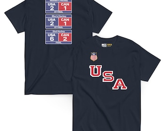 USA Hockey Gold Medal T-Shirt | Men’s, Women’s, Sled Triple Crown Champions Tee