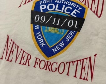 PAPD 25 Years of Remembrance Memorial Shirt | 9/11 Tribute