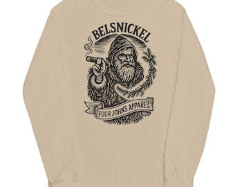 Belsnickel Woodcut Long Sleeve Tee | Old World Christmas Lore