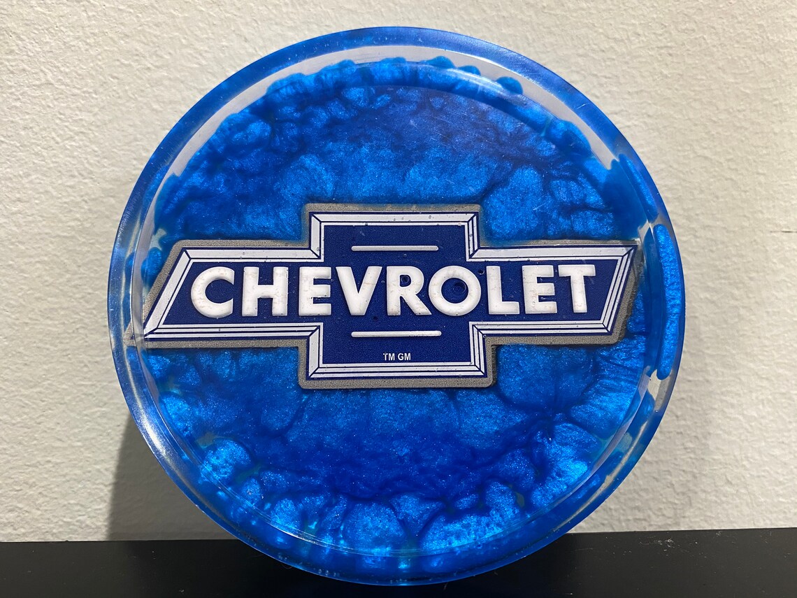 Round Automotive Coaster Jeep Chevy Ford Corvette Road Etsy
