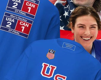 USA Hockey Gold Medal T-Shirt – Men’s & Women’s OT Champions Tee