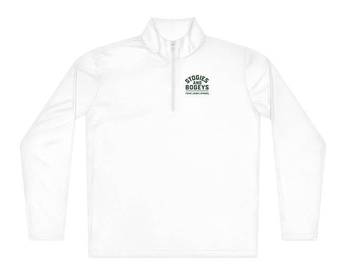 Stogies and Bogeys Golf Pullover: Moisture-Wicking Quarter Zip