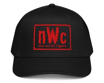 NWC New World Cigars Black 5 Panel Cap – Gilroy Originals Collab