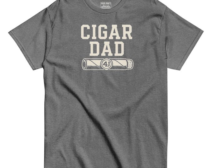 Cigar Dad T-Shirt | Smoker Gift, Veteran Owned