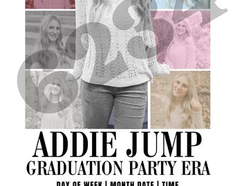 Eras Tour Poster Themed Party Invitation