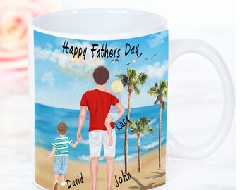 Personalised Daddy Family Fathers day Mug